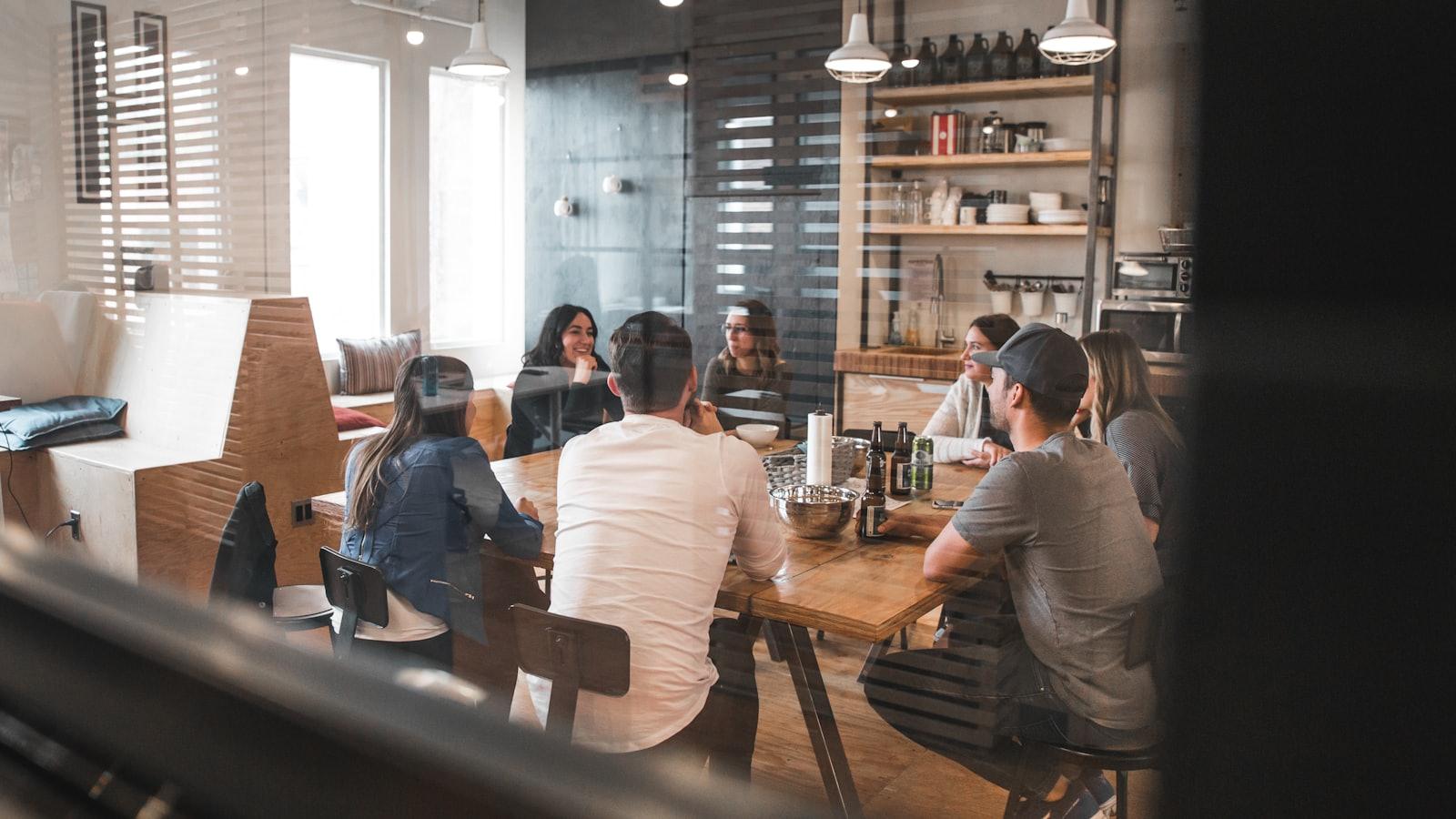 The office where clients meet with their accountant